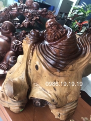 Tượng Đạt Ma khất thực gỗ hương đaklak, cao 68cm rộng 30cm sâu 23cm