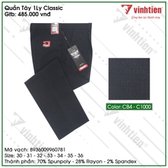 Quần Tây 1ly Classic 485 Vĩnh Tiến - CB4-C1000