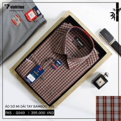 Áo Sơ Mi Dài Tay Caro Bamboo Regular Fit 395 Vĩnh Tiến - Size XL - Nhiều màu
