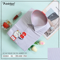 Áo Sơ Mi Nữ Dài Tay Vải Kẻ Bamboo Slimfit 355 Vĩnh Tiến - Nhiều Màu