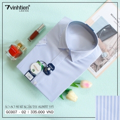 Áo Sơ Mi Nữ Ngắn Tay Vải Bamboo Slimfit 335 Vĩnh Tiến - Nhiều Màu