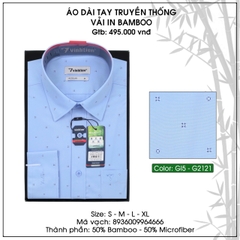 Áo Sơ Mi Dài Tay Họa Tiết Bamboo Regular Fit 495 Vĩnh Tiến - Nhiều Màu