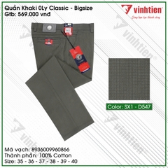 Quần KaKi Size Đại 0Ly Classic 569 Vĩnh Tiến - Nhiều Màu