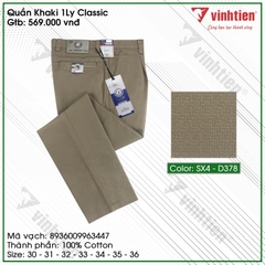 Quần KaKi 1Ly Trung Niên Classic 569 Vĩnh Tiến - SX4-D378