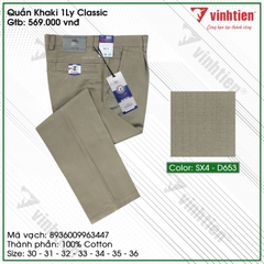 Quần KaKi 1Ly Trung Niên Classic 569 Vĩnh Tiến - Nhiều Màu