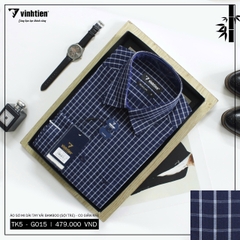 Áo Sơ Mi Dài Tay Vải Kẻ Bamboo-Spandex Regular Fit 479 Vĩnh Tiến - Nhiều Màu