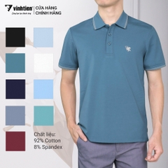 Áo Thun Polo Cotton Pima Cao Cấp 419 Vinh Tiến - Nhiều Màu