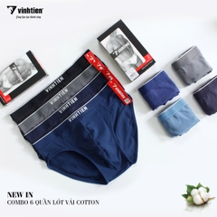 Combo 10 Quần Lót Tam Giác Nam Cotton Vĩnh Tiến - Nhiều Màu