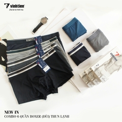 Combo 6 Quần Lót Boxer Nam Thun Lạnh Vĩnh Tiến QL - 04 - Nhiều Màu