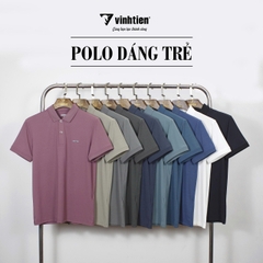 Áo Thun Polo Dáng Trẻ 349 Vĩnh Tiến - Nhiều Màu
