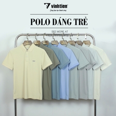 Áo Thun Polo Trơn Dáng Trẻ 299 Vĩnh Tiến - Nhiều Màu