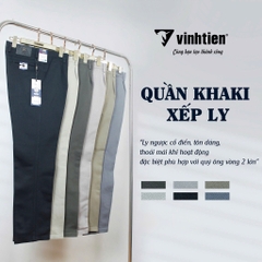 Quần KaKi 1Ly Trung Niên Classic 615 Vĩnh Tiến - Nhiều Màu