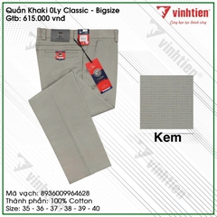 Quần KaKi Size Đại 0Ly Classic 615 Vĩnh Tiến - Nhiều Màu