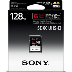 Thẻ nhớ Sony 128GB G Series UHS-II SDXC (Speed Class 10) 300/299 MB/s