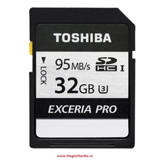 Thẻ nhớ Toshiba EXCERIA SDHC 32GB 95/75MB/s UHS-I Class 10 U3