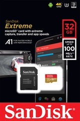 Thẻ nhớ Sandisk micro SDXC 32GB 100/60MB/s Extreme