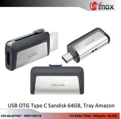 USB OTG Type C 3.0 Sandisk 64GB, Tray Amazon