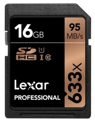 Thẻ nhớ SDHC Lexar 16GB 633X 95MB/s