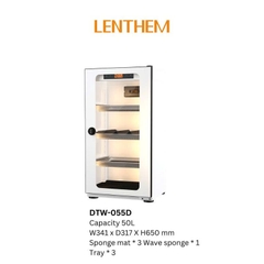 Tủ chống ẩm Cao Cấp Lenthem DTW-055D , CO/CQ/VAT