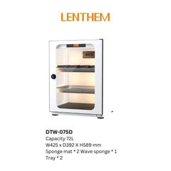 Tủ chống ẩm Cao Cấp Lenthem DTW-075D , CO/CQ/VAT