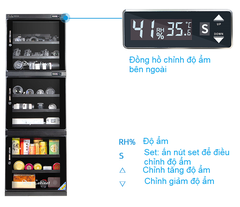 Tủ chống ẩm Cao cấp Huitong DHC-500 (500L)