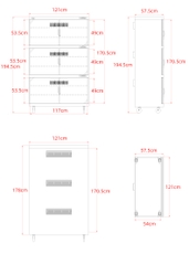 Tủ chống ẩm Cao cấp Huitong DHC-1200 (1200L)