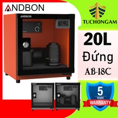 Tủ chống ẩm Andbon AB-18C (20L), 3 Màu Đen - Cam - Ghi