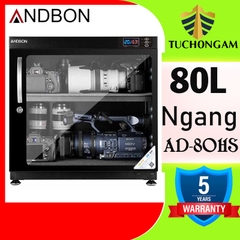 Tủ chống ẩm ANDBON AD-80HS (80L), Tủ ngang