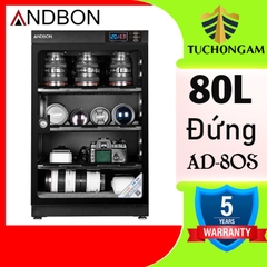 Tủ chống ẩm ANDBON AD-80S (80L), Tủ đứng