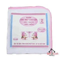 Khăn xô sữa 2 lớp Kiba