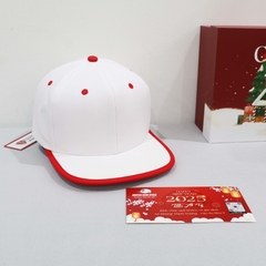 Nón Snapback NHS Trắng Viền Đỏ - Điểm Nhấn Là Bạn.