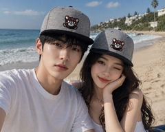 Nón Snapback Bear001 Logo Gấu Siêu Siu Kute.