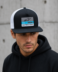 Nón Snapback NHS Alpine Star Black Tay Đua Bóng Tối AlBlack_BN.