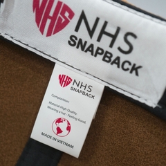 Nón Snapback NHS Full Da Lộn Cao Cấp Logo NHS Gold.