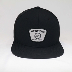 Nón Snapback NHS Alpine Star Full Black  AL003.