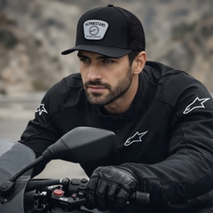 Nón Snapback NHS Alpine Star Full Black  AL003.