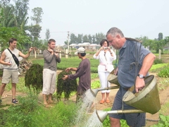 Full day become a farmer in Tra Que Village