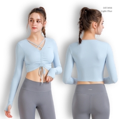 Áo tập dây rút dài tay SRT4114 beYoga