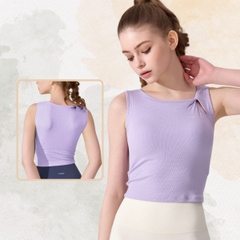 Áo tập tanktop cut-out vai xoắn TNK5126 beYoga