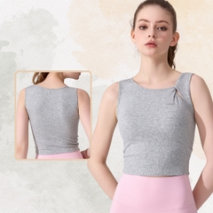 Áo tập tanktop cut-out vai xoắn TNK5126 beYoga