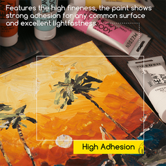 Sơn Acrylic Đậm Đặc MEEDEN Heavy Body Acrylic Paint Set 24/12/6 Tuýp 60ml