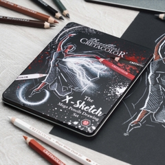 The X-Sketch Mega Pencils Drawing set