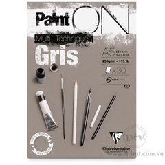Sổ Clairefontaine Paint-On Gris
