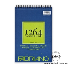 Sổ sketchbook Fabriano 1264 Drawing 180gsm lò xo