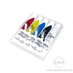 Màu Acryla Gouache Holbein - Set 5 màu 12ml