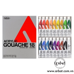 Màu Acryla Gouache Holbein - School set 12ml