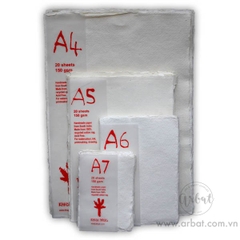 Giấy cotton rag Khadi Handmade