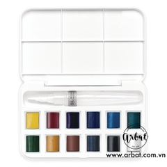 Màu nước Winsor & Newton Cotman - Set 12 Brush Set