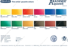 Màu nước Schmincke Akademie - Set 12 Halfpan pocket