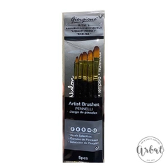 Bộ cọ vẽ 5 đầu oval Giorgione